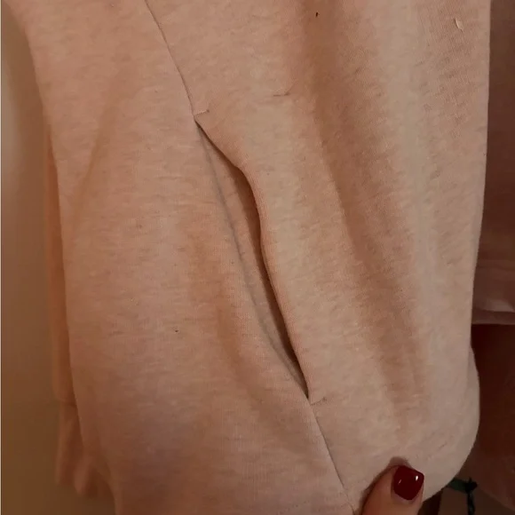 Athleta Pink Half-Zip Hoodie - Picture 4 of 6